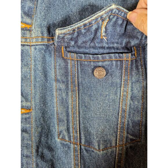 Stylo jeans jacket mens M Medium weight VGUCSee photos 100% cotton denim - Picture 4 of 8